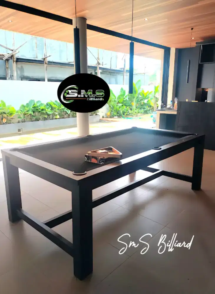Ready Stock ! Meja Billiard Dinner 7feet free penutup sudah full set