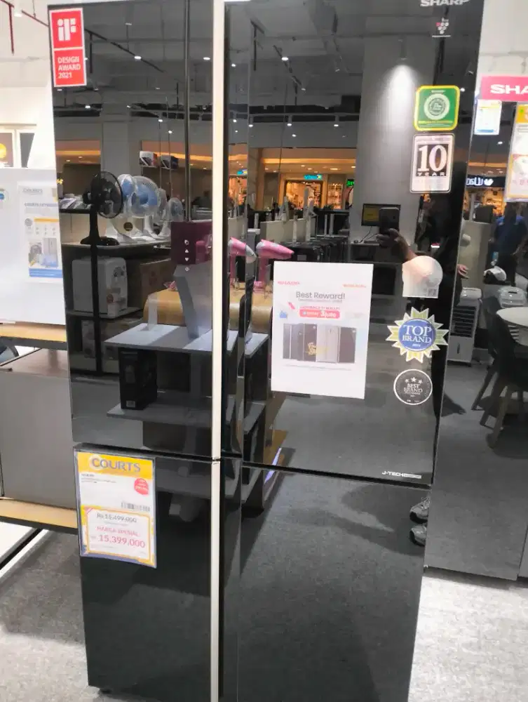 Cicilan Kulkas Side By Side Sharp promo 0%