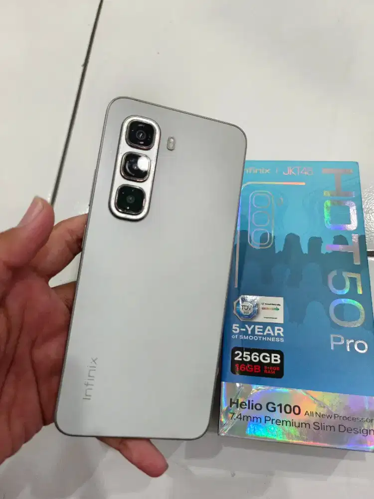 Infinix hot 50 pro 8/256 seken fullset