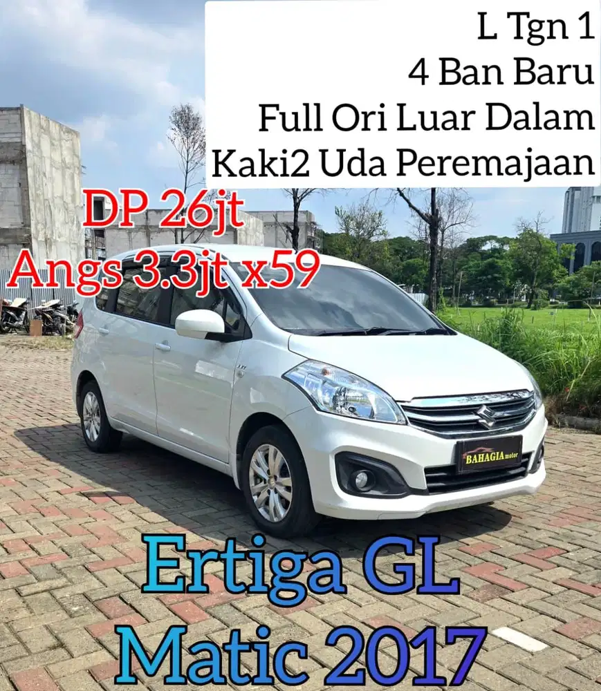 Suzuki Ertiga Matic 2017 GL Putih White AT Metik GX 2016 Avanza Xenia