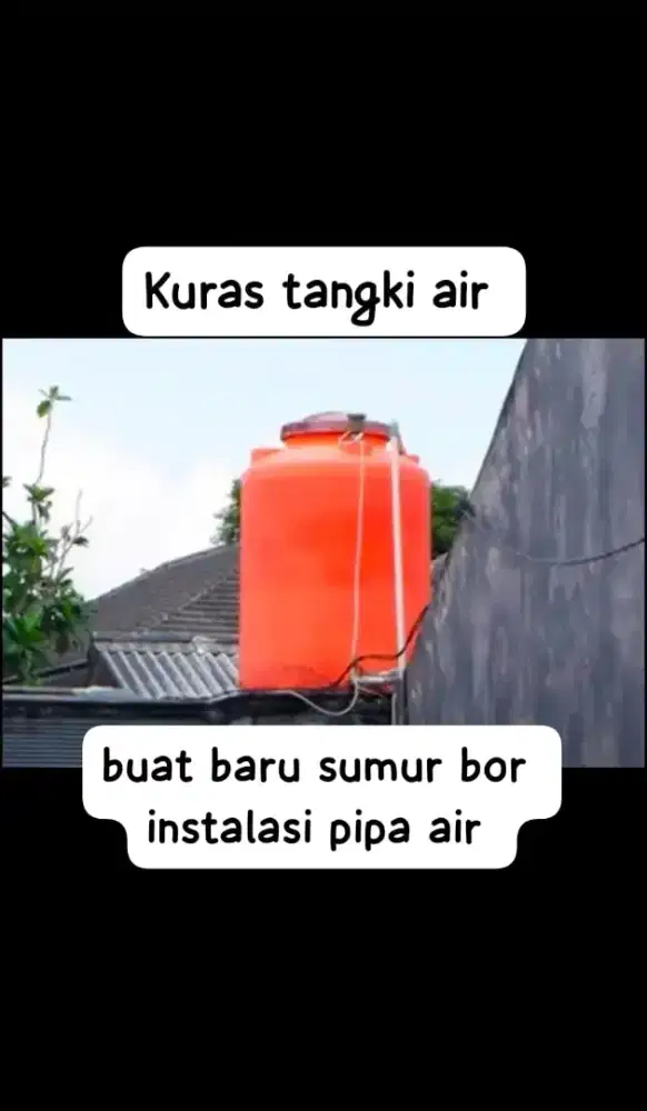 Kuras tangki air sumur bor
