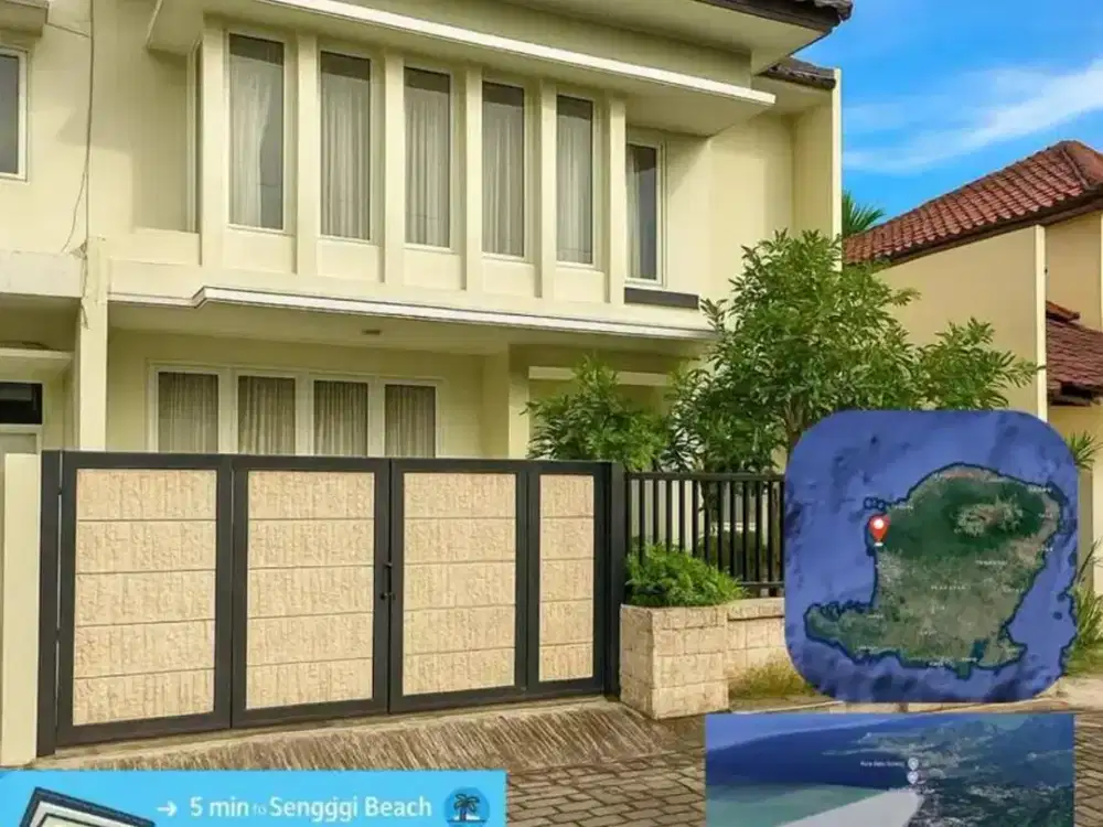 Vila Baru 2 Lantai FULL ISI, Batu Layar | 5 Menit ke Pantai Senggigi - SHM