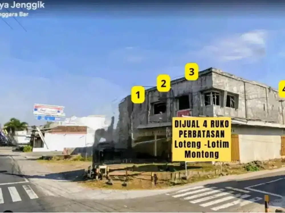 ASET LANGKA! Dijual Ruko 4 Unit SHM Montong Gamang Depan Masjid Asyifa – DIAPIT INDOMARET & ALFAMART