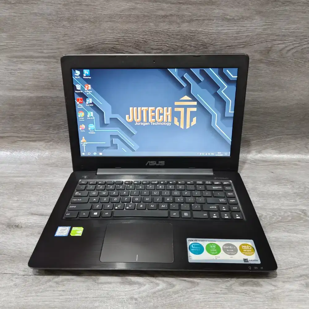 Laptop Gaming Asus A456U i7 Gen6 Dual VGA Ram 20GB Bonus Mouse Baru S