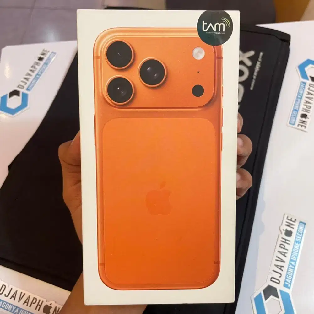 iPhone 17 Pro Cosmic Orange 256GB NEW Garansi Resmi iBox 1 Tahun