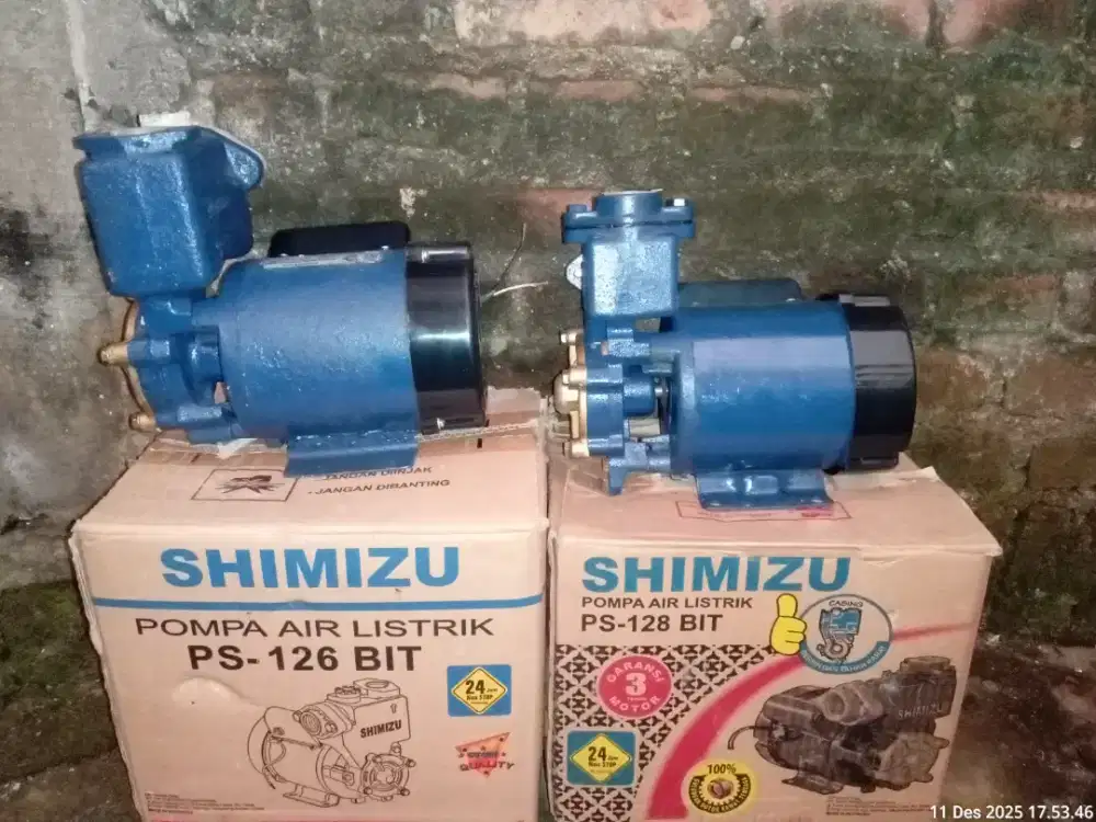 Shimizu PS 128 bit VS shimizu PS 126 bit bekas siap pasang