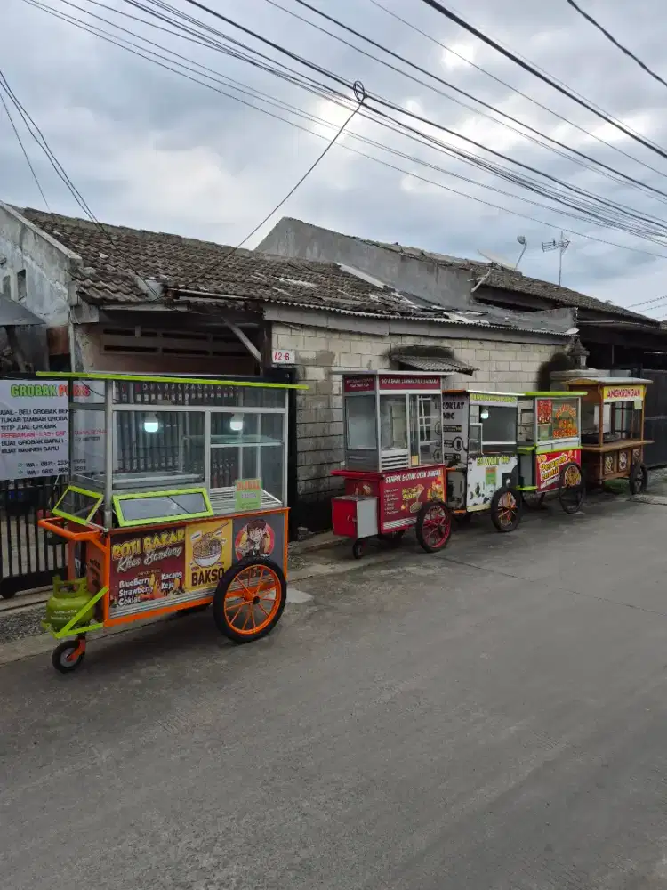 gerobak sempol/ cilok/ mie ayam/ gorengan/ pempek/ es buah/ DLL
