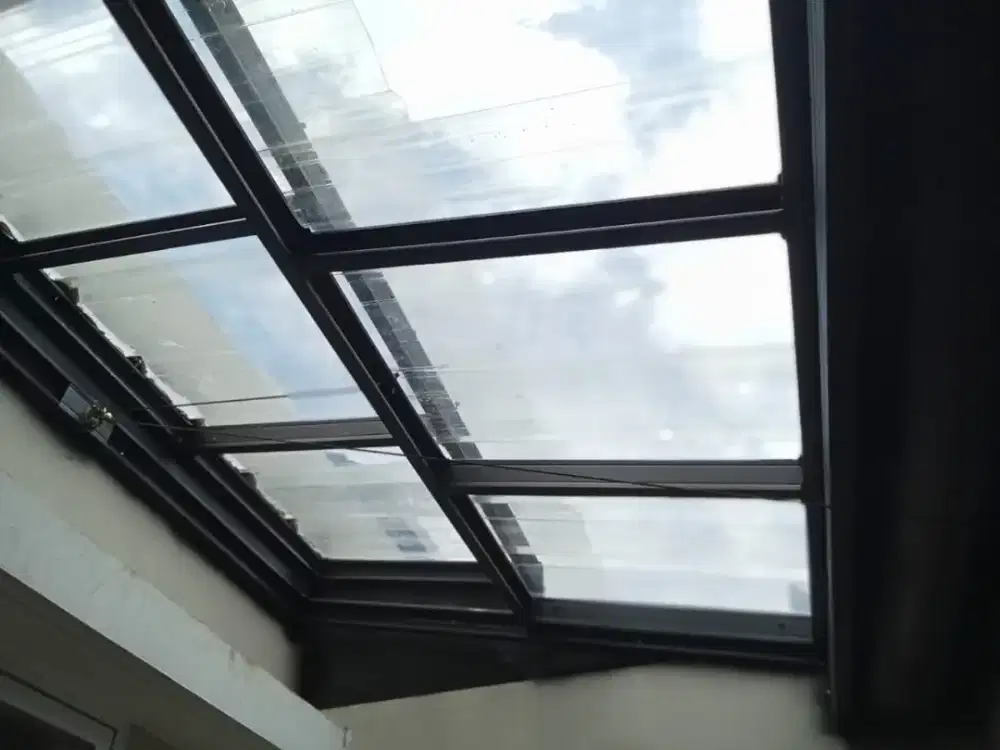 Kanopi sliding manual ( geser ) terbaru atap solarflat