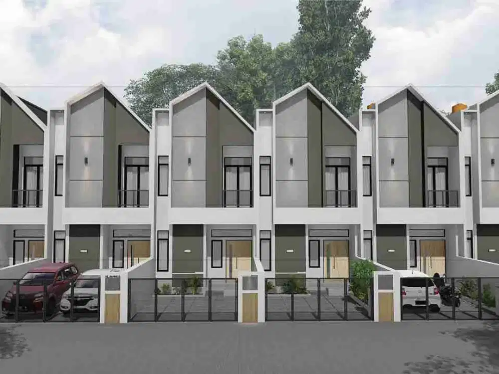 Rumah cluster di Mustikajaya kota Bekasi 2 lantai Rooftop 3 kamar tidur KPR tanpa DP strategis ke pintu tol Jatiasih Bekasi Timur, barat dan Narogong