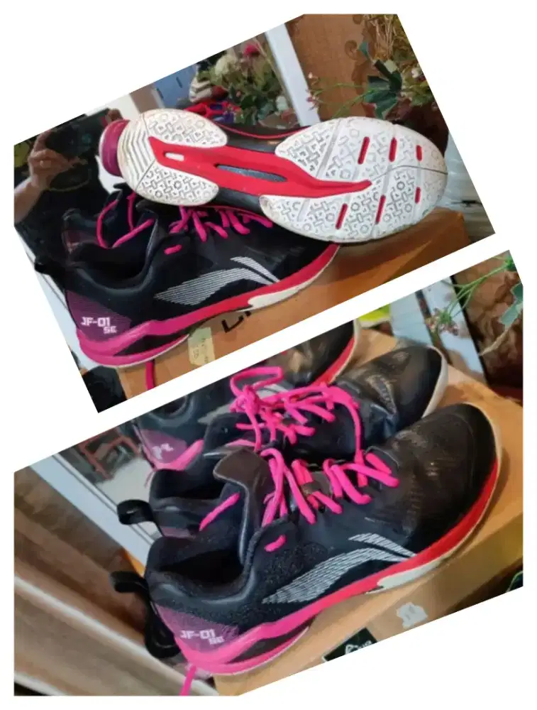 Sepatu badminton Li-Ning jf-01 SE size 44