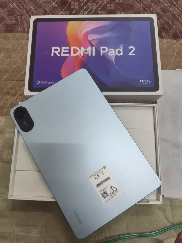 tablet redmi pad 2 ram 4/128 fullset like new mulus