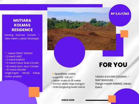 Siap Bangun! Kavling Kolmas SHM di Lokasi Emas