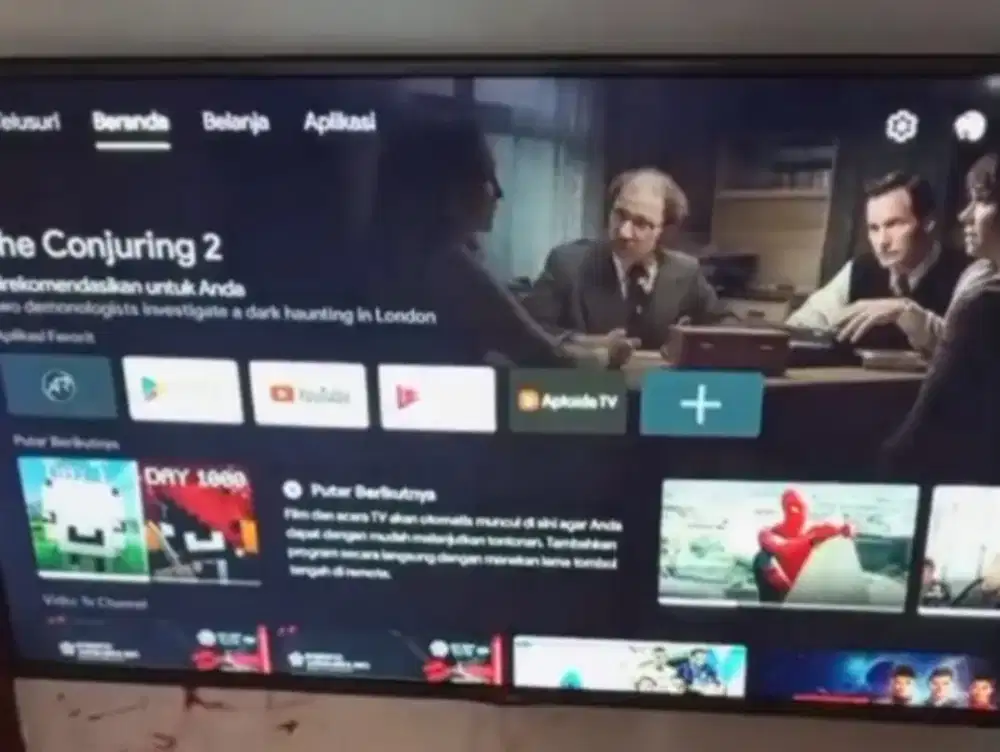 LG digital 43 inc + android box indihome