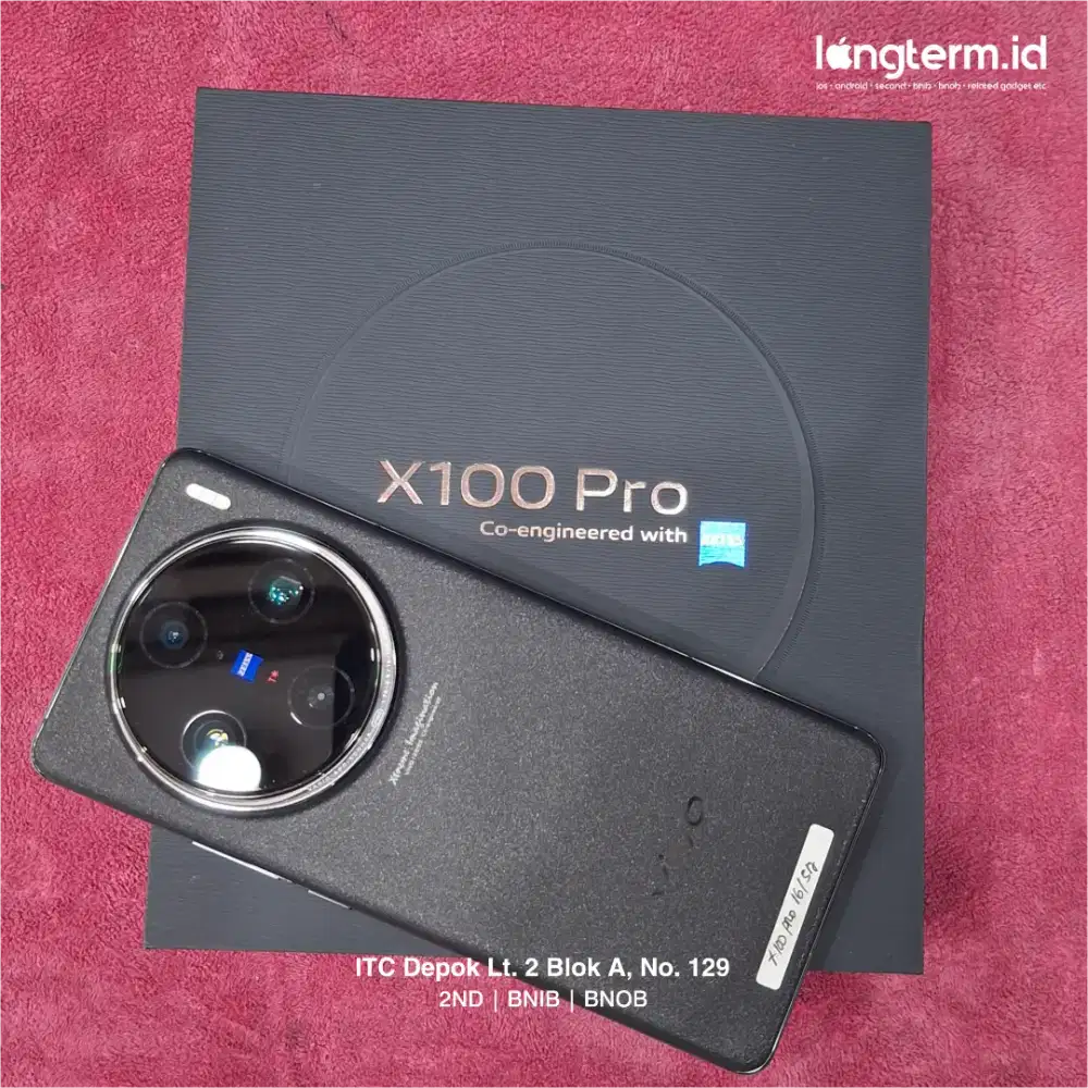 Vivo X100 Pro 16/512gb Fullset ori no minus