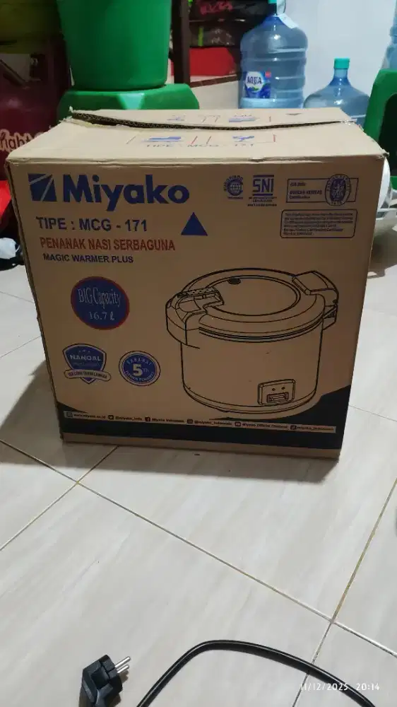 Rice cooker jumbo, 6 liter