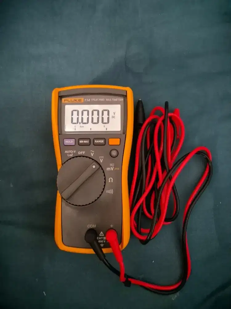 Fluke 114 True RMS Multimeter Alat Uji Listrik AC DC Digital Indsutri