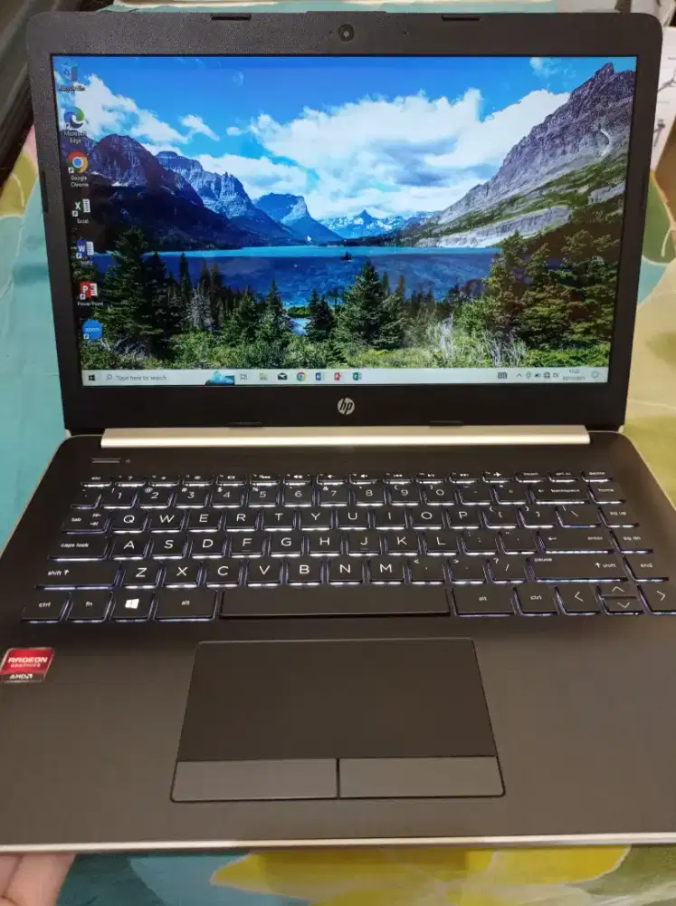 LAPTOP HP SLIM KEYBOARD NYALA, RAM 4GB, SSD 128GB