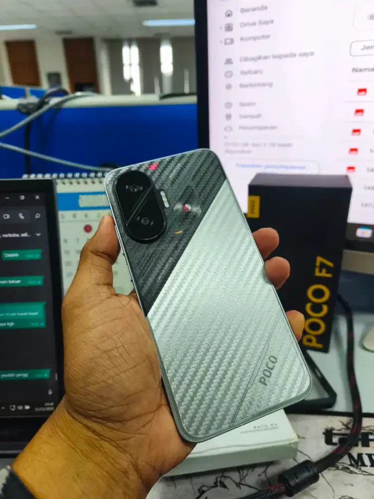 Poco f7 12/512 GB mulus Fullset original bisa TT/BT