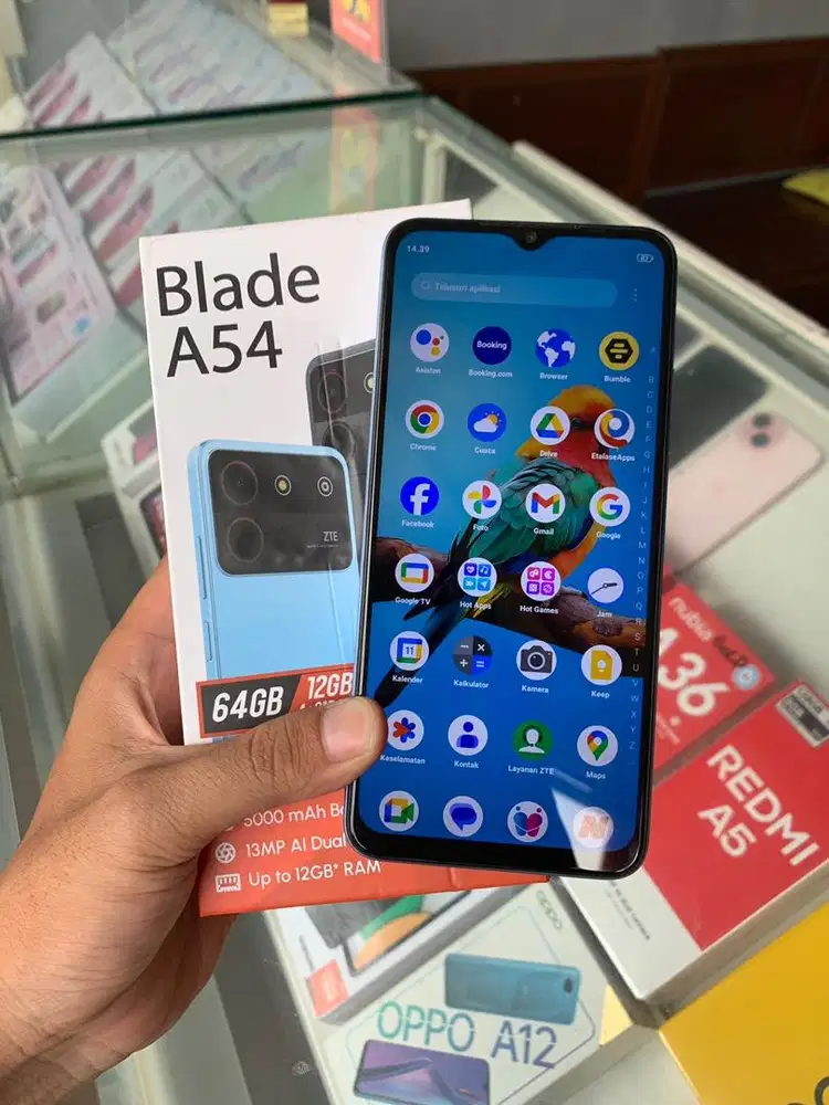 Zte blade A54 4+4/64 kondisi segel mesin nominus