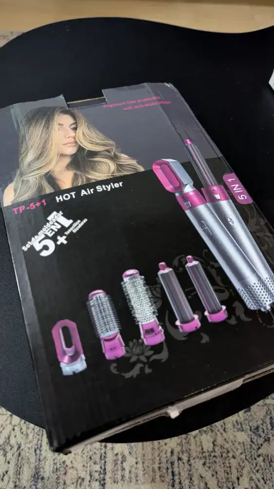 Hot Air Styler 5 in 1 Pengering Hair Dryer Catok Keriting