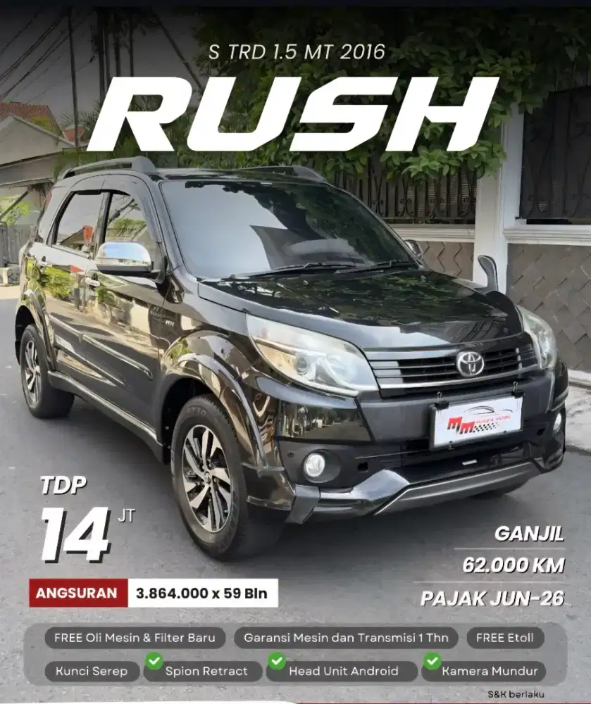 Toyota Rush S TRD MT 2016