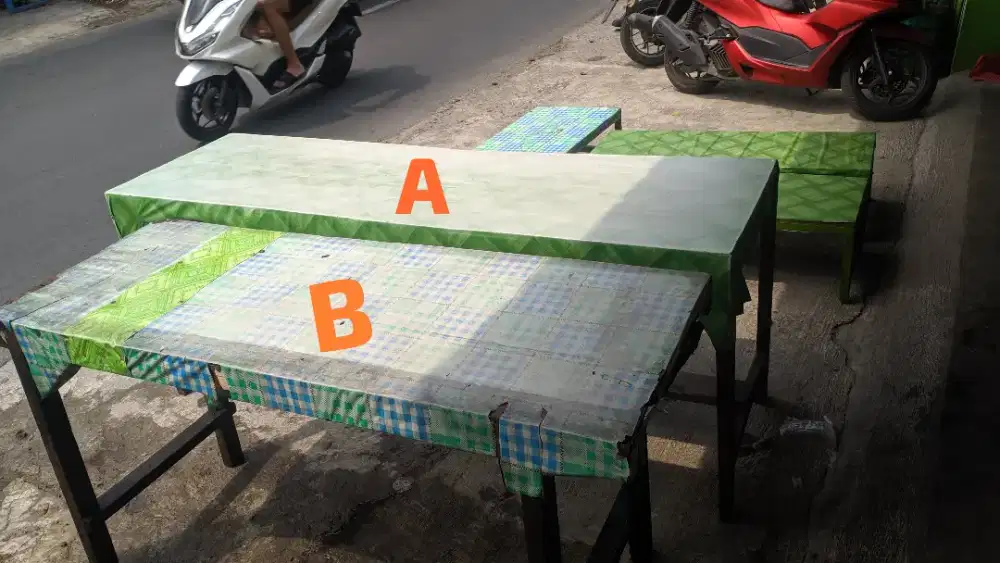 Dijual Meja Kursi Bekas Warung Makan