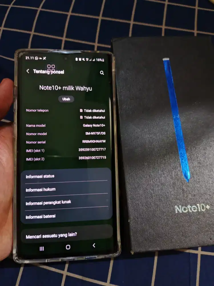 Samsung Note 10+ 12/256Gb