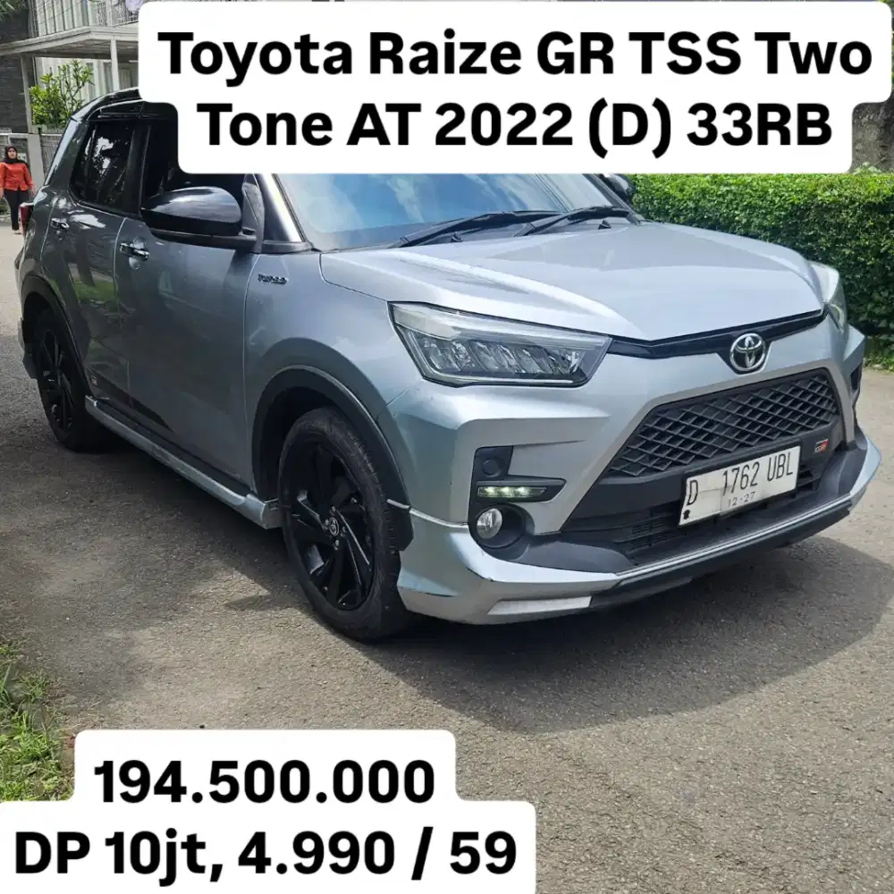 Antik KM 30RB.. Toyota Raize GR TSS AT Two Tone 2022 (D)