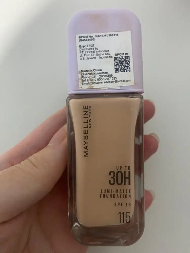 FOUNDATION MAYBELINE PRELOVED