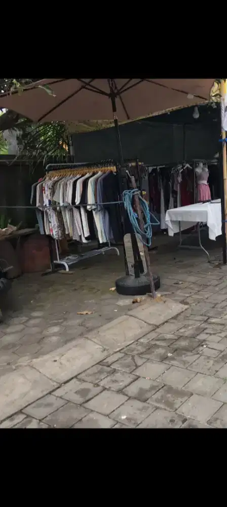 Payung outdor bisa tutup pasang jual murah