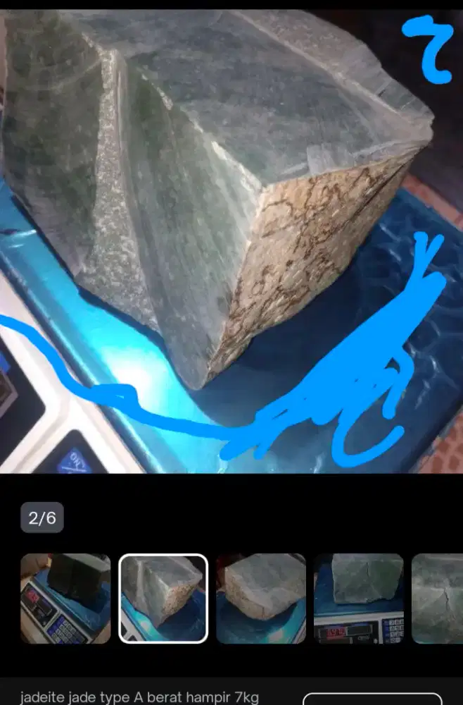 Batu giok, -/+ 7kg, papua Nabire