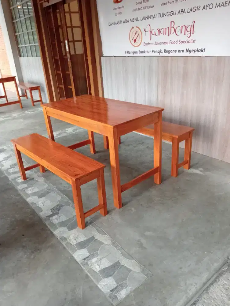 Meja kursi warung cafe warmindo dll promo