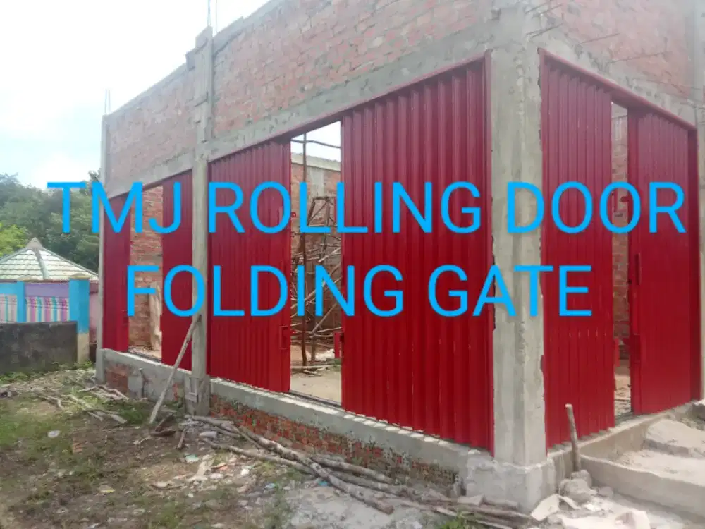 Rolling door folding gate baru servis tukar tambah