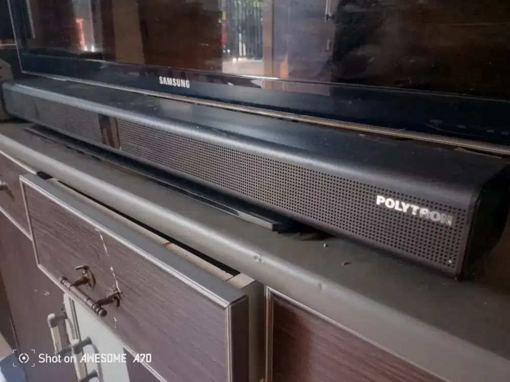 Soundbar & subwoofer ex LED Polytron + ampli blurtooht
