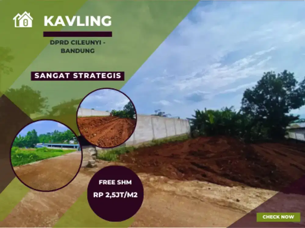 VIEW AL JABBAR &amp; GBLA KAVLING A2 (156m²)! Lokasi Strategis Terakhir Cileunyi