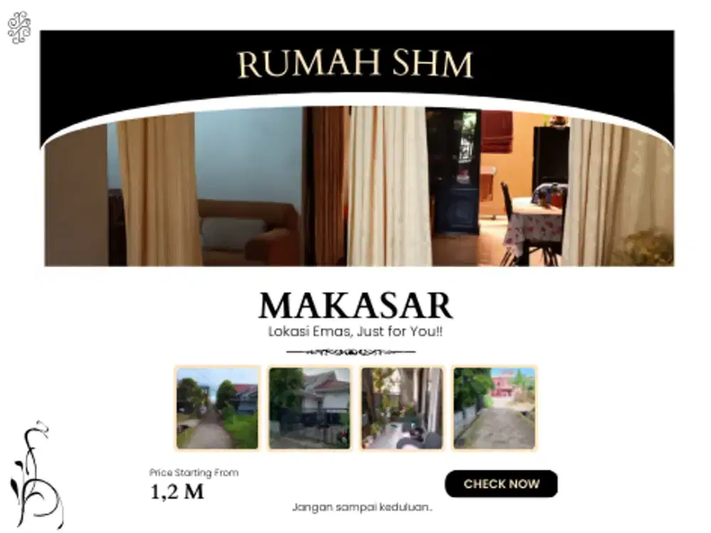 RP 1.2 M ADALAH HARGA DASAR! RUMAH 4 KT LUAS 142M² DI KAWASAN ELITE MP