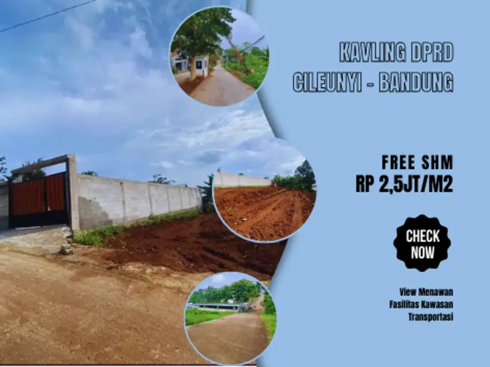 SHM PECAH A2 (156m²) TINGGAL SATU. Keuntungan Legalitas Paling Aman di Cileunyi!