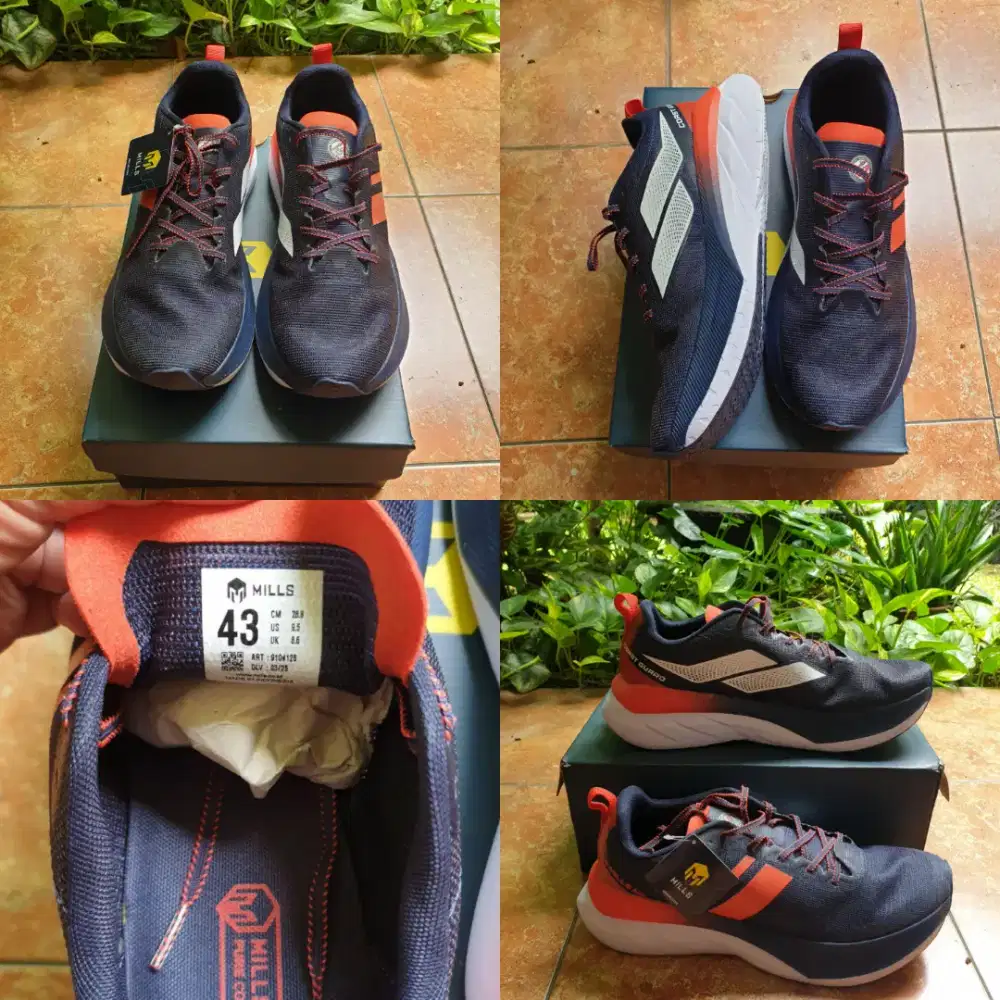 Jual Sepatu Running Mills Enerstrike size 43/28.8CM
Kondisi masih baru
