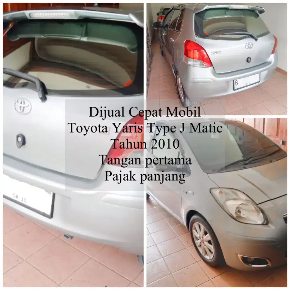 Jual cepat Yaris tipe j metik