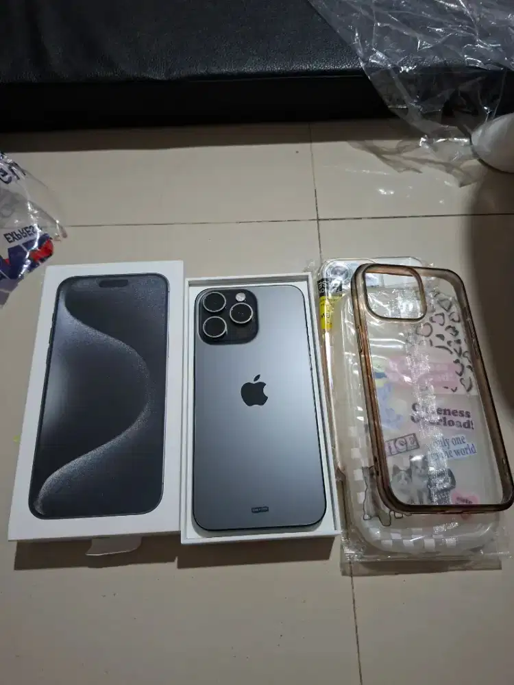 Iphone 15 pro max 256gb black ex ibox