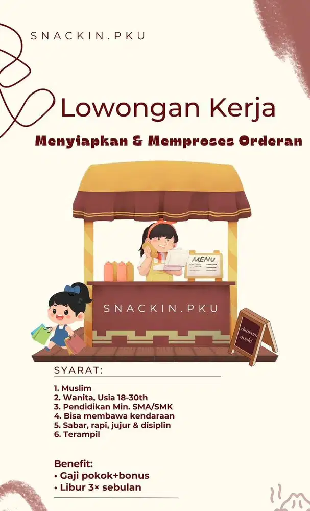 loker memproses dan membuat orderan