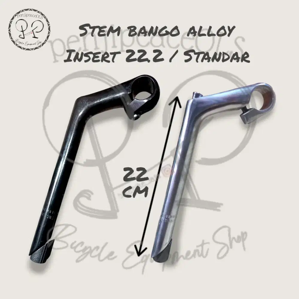 Stem bango alloy insert stem 22.2 stem long