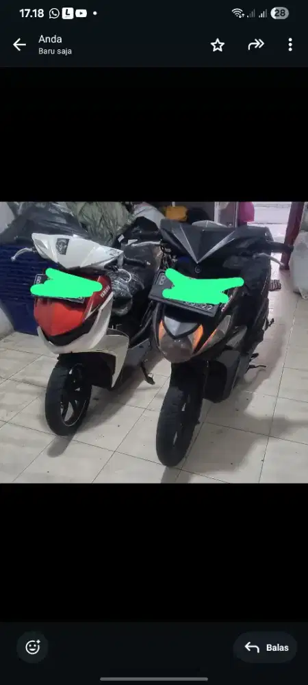 Dijual 2 motor sekaligus ( hanya 1 yg lengkap )