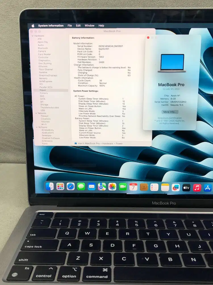 MacBook Pro 2020 M1 • 8/256GB