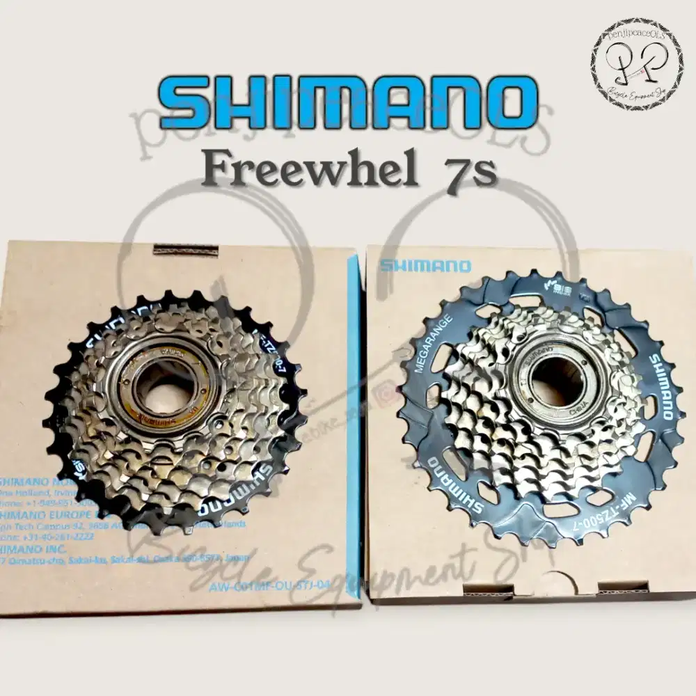 Megarange shimano 7 speed freewheel 7 speed gir belakang sprocket