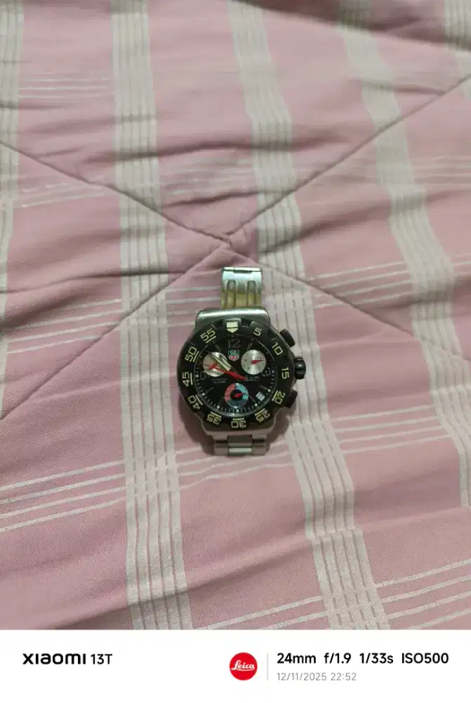 Jam Tag Heuer F1 Formula 1 Black Dial Normal