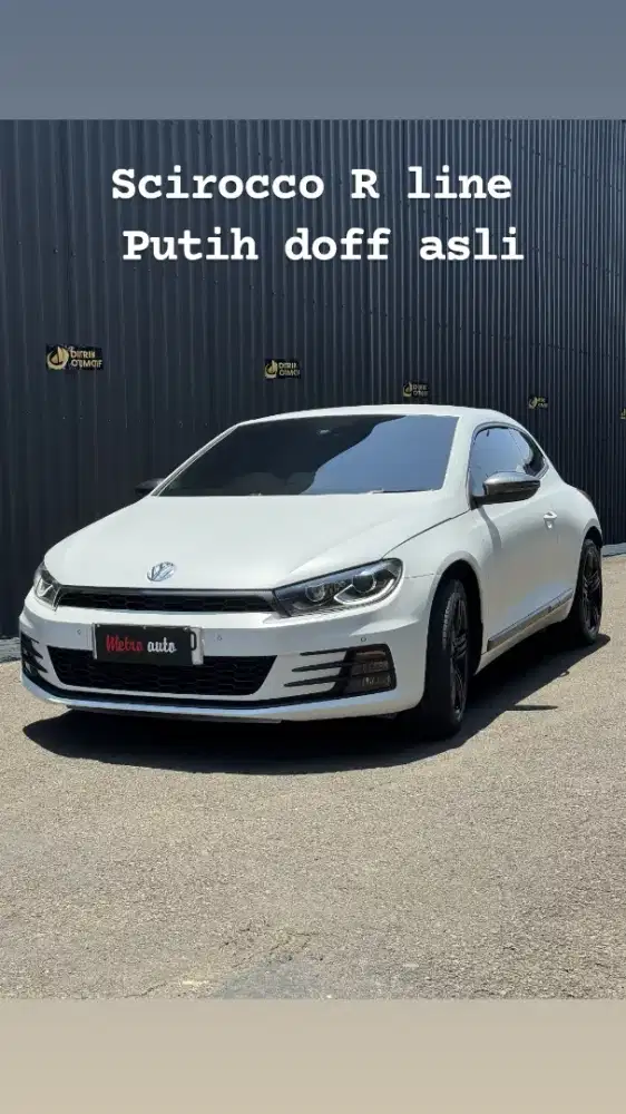 Vw Scirocco Rline 2018 Putih doff asli Vw Golf Scirocco Tsi