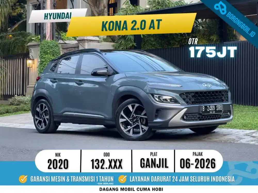 Hyundai Kona 2.0 at 2020 Hijau Tua