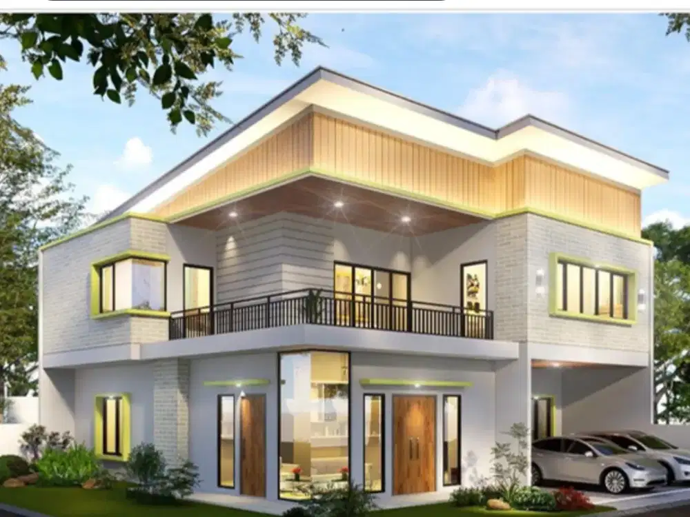 RUMAH BRAND NEW HOEK KENCANA LOKA!! DESAIN MEWAH MODEREN MINIMALIS