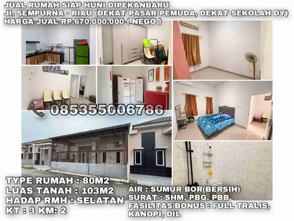 jual rumah siap huni jl.sempurna